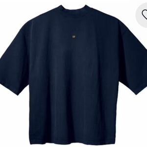 YZY X GAP X BALENCIAGA | NEW Navy Blue 3/4 Sleeve T-Shirt Men’s Size X-Large